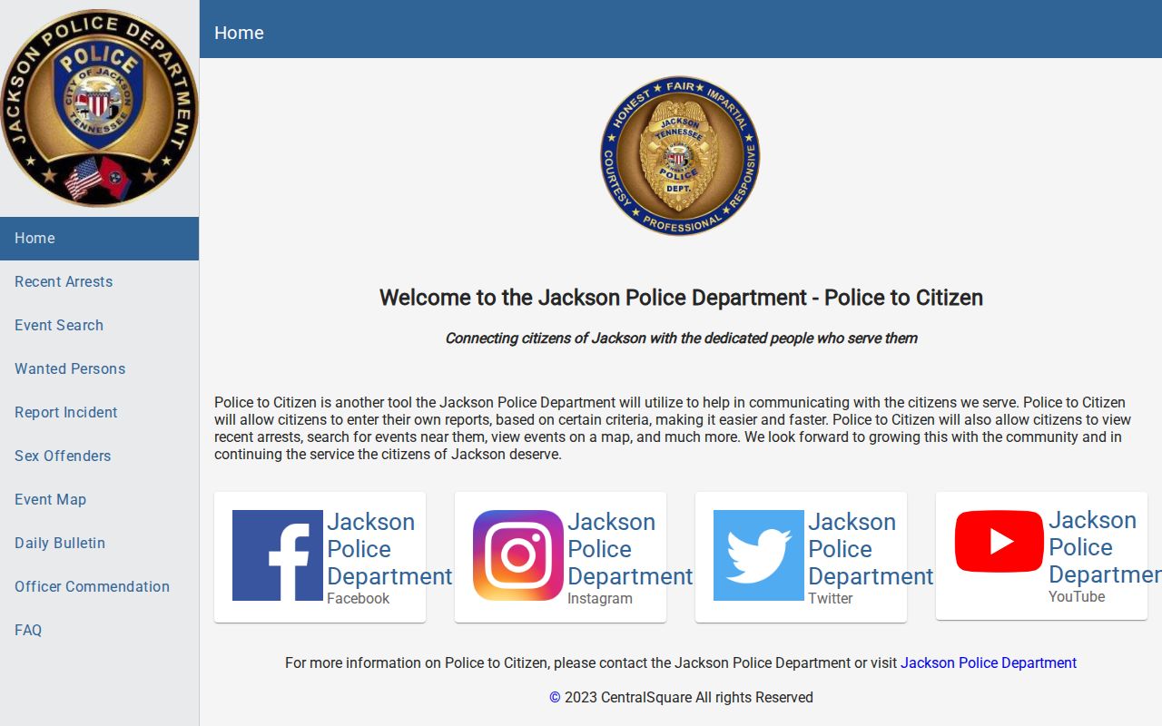 Jackson Police search screen for same-day Madison County arrests